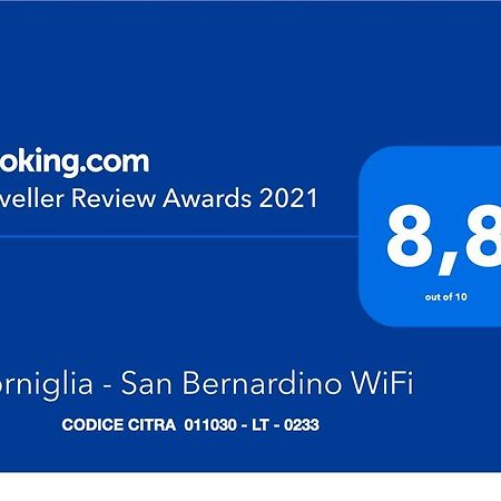 דירות Corniglia - San Bernardino Wifi מראה חיצוני תמונה