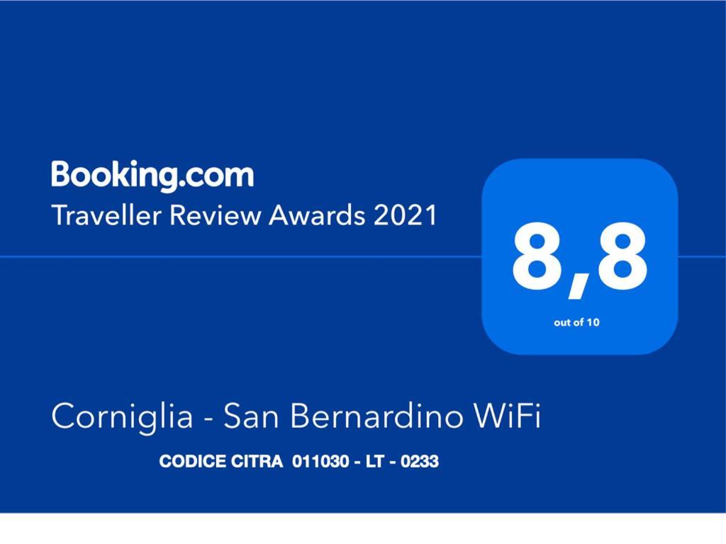 דירות Corniglia - San Bernardino Wifi מראה חיצוני תמונה